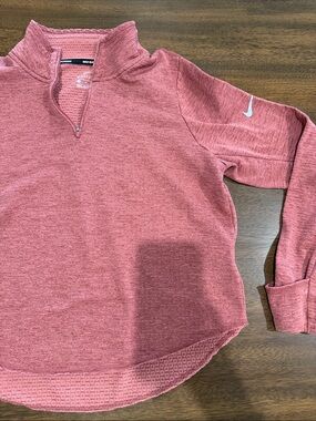 Nike Heather Rose Half-Zip Pullover